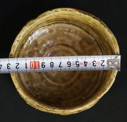 Oribe Chawan green tea 1950
