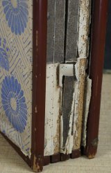 Rural folk folding screen 1800