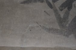 Bamboo sparrow Sumi-e scroll 1700