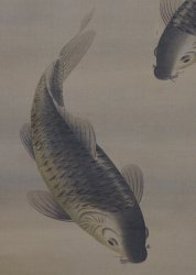 Koi carp scroll 1930