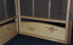 Japan bamboo wind screen 1900
