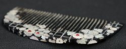 Kushi comb lacquer craft 1900