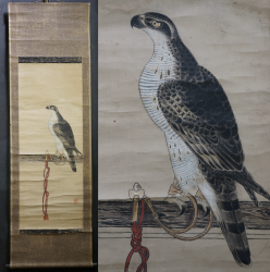 Takagari falconry painting 1800