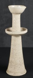 Ceramic oil lamp 1900