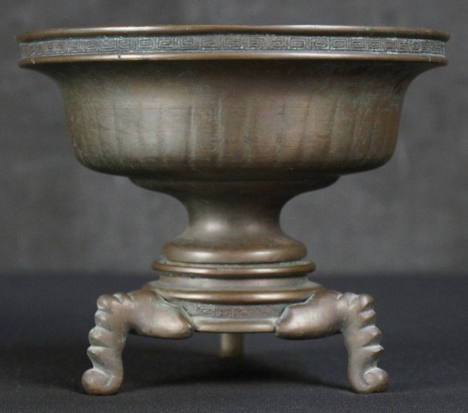 Ikebana Suiban bronze 1880