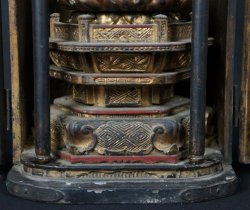 Antique Butsuzo sculpture 1800