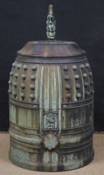 Antique large temple bell 1800