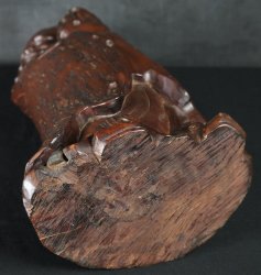 Fukurokuju deity carving 1950