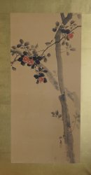 Sumi-e Zen art Japan Suzume 1900