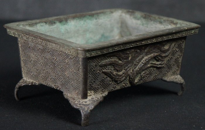 Ikebana basin vase 1880 Suiban