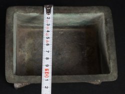 Ikebana basin vase 1880 Suiban