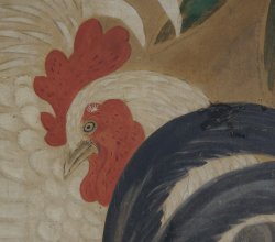 Rooster Byobu 1750