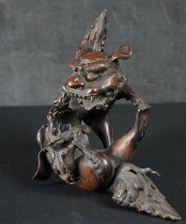 Shishi lion-dog fight 1880