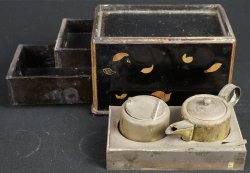 Abura-Kake oil lamp set 1880