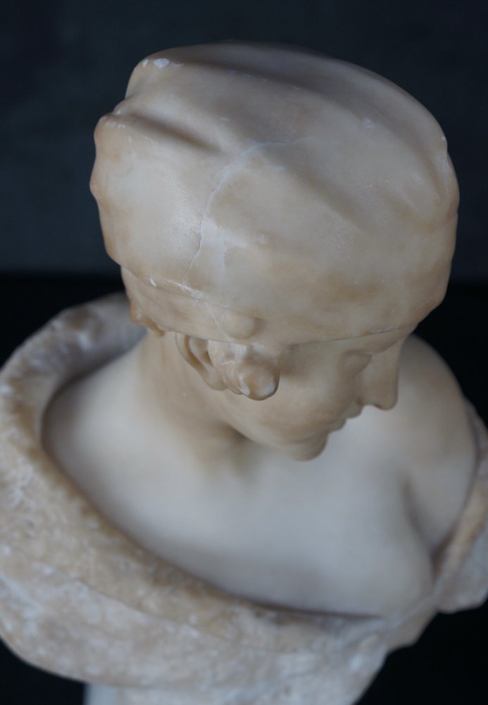 Musicians Bust of Chopin With Alabaster Base -  Sweden