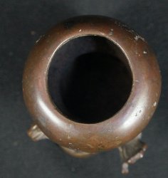 Antique bronze Hyotan 1700