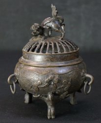 Antique bronze Kara-ko Koro 1800