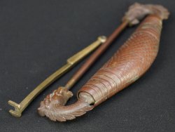 Antique bronze lock 1800