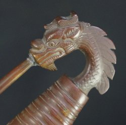 Antique bronze lock 1800