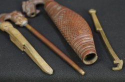 Antique bronze lock 1800