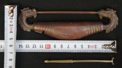 Antique bronze lock 1800