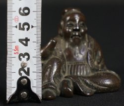 Antique bronze Suiteki 1700