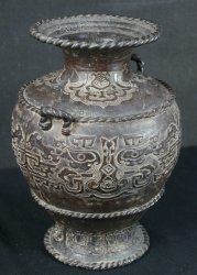 Antique bronze vase 1800