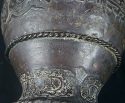 Antique bronze vase 1800