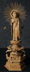 Japan Butsudan carving 1970 E