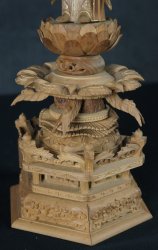 Japan Butsudan carving 1970 E