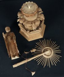 Japan Butsudan carving 1970 E