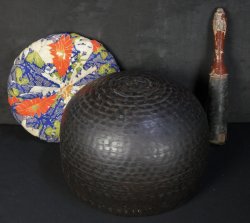 Antique Buddhist bronze bell 1781