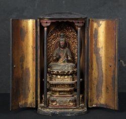 Antique Butsuzo sculpture 1800