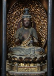 Antique Butsuzo sculpture 1800