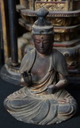 Antique Butsuzo sculpture 1800