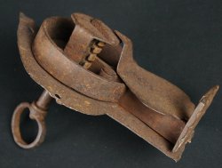 Antique chest padlock 1800