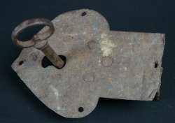 Antique chest padlock 1800