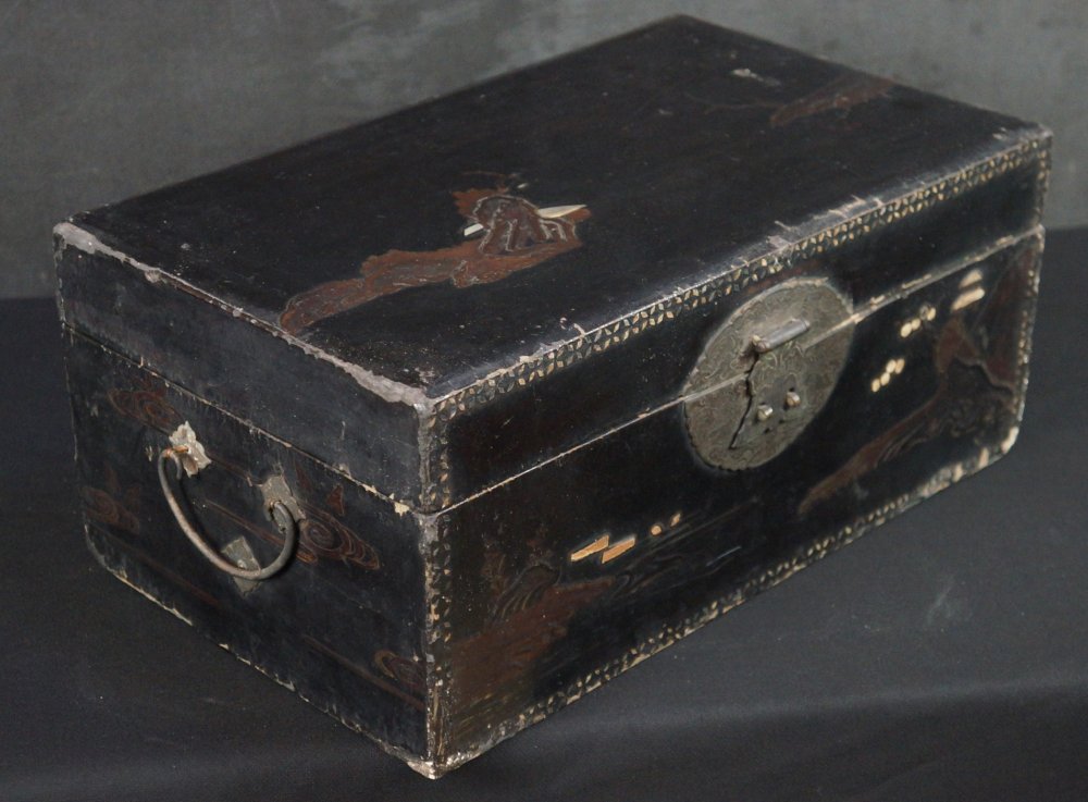 Antique cosmetics box 1700s