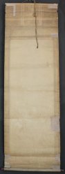 Antique Edo floral scroll 1800