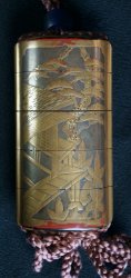 Antique Edo lacquer inro 1700s