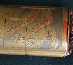 Antique Edo lacquer inro 1700s