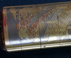 Antique Edo lacquer inro 1700s