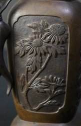 Antique floral bronze 1850