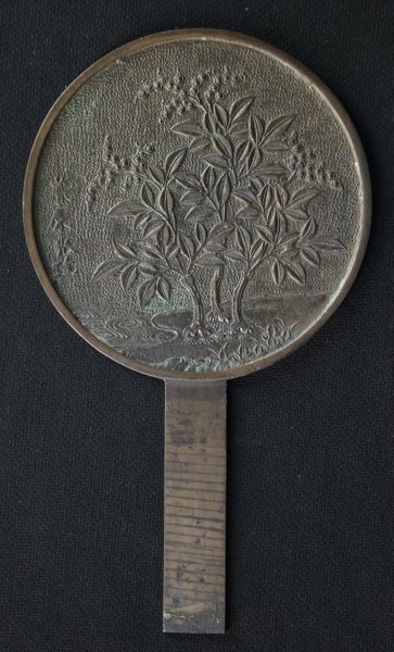 Antique floral mirror 1800
