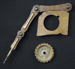 Antique folding Shokudai 1800