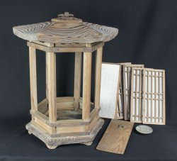 Andon lantern wood 1900