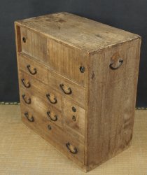 Antique Kiri wood Tansu 1850