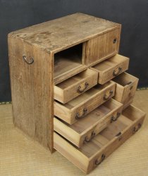 Antique Kiri wood Tansu 1850