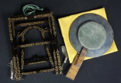 Antique Kyodai mirror 1850 Edo