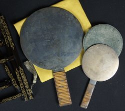 Antique Kyodai mirror 1850 Edo